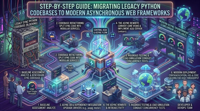 Step By Step Guide To Migrating Legacy Python Codebases To Modern Asynchronous Web Frameworks