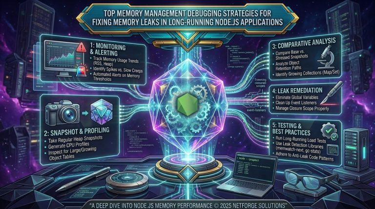 Top Memory Management Debugging Strategies For Fixing Memory Leaks In Long Running Node Js Applications