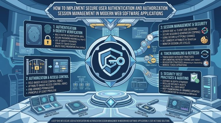 How To Implement Secure User Authentication And Authorization Session Management In Modern Web Software Applications