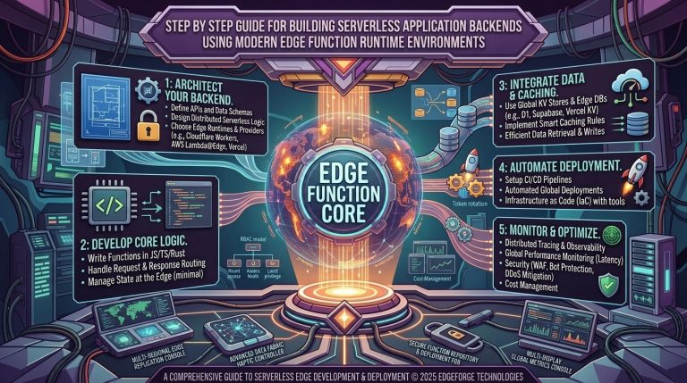 Step By Step Guide For Building Serverless Application Backends Using Modern Edge Function Runtime Environments